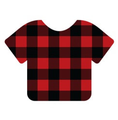 Siser EasyPatterns  Buffalo Plaid Red-1