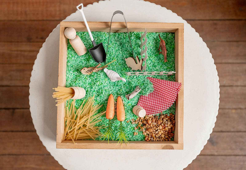 monkey bandit kids - Farm Sensory Kit in A Bag – Just Dump & Play - Made in Canada - Ages 3+-2