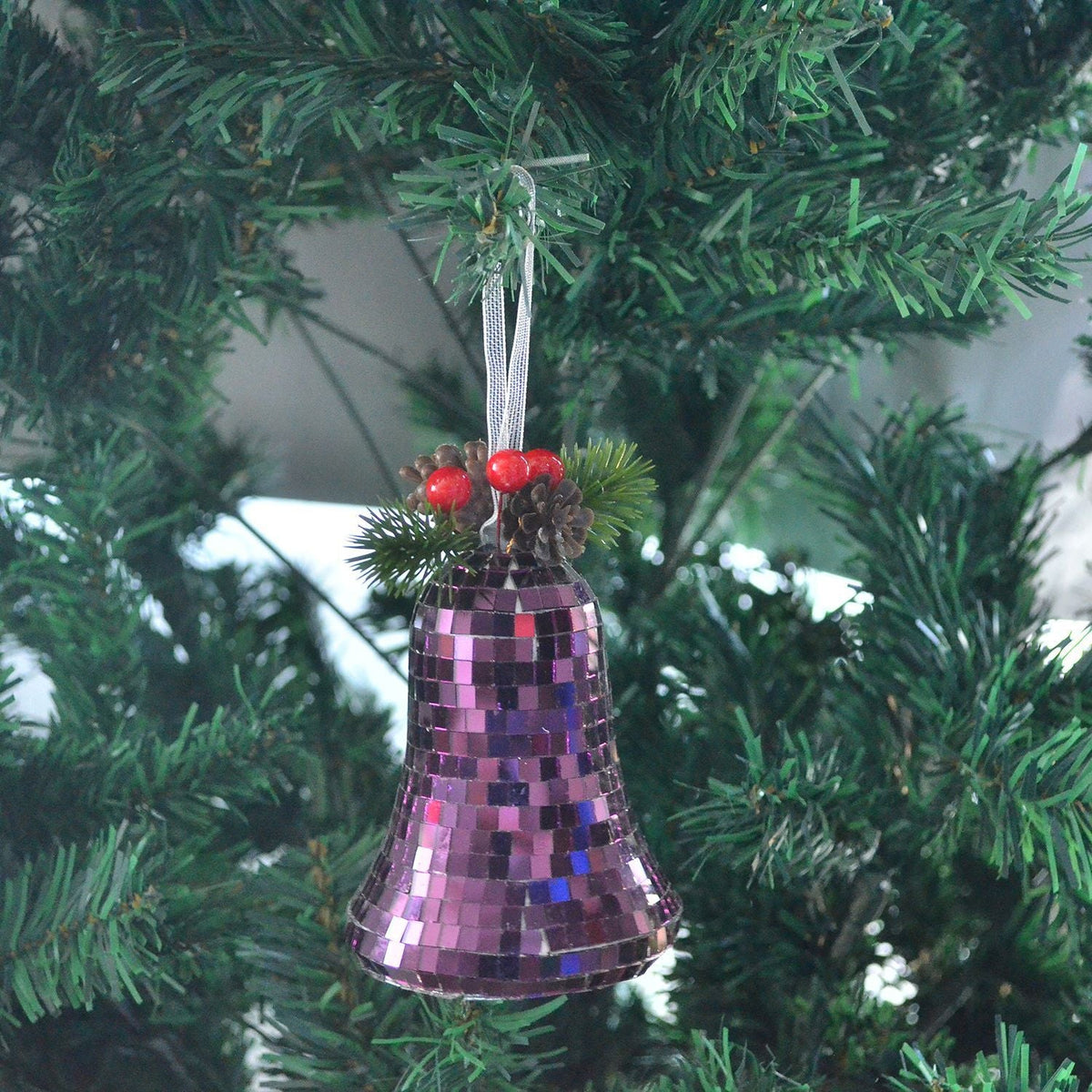 Fashionable Retro Christmas Bell Ornament-7