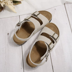 Cork Beach Sandals Korean Style Women's Sandals-5