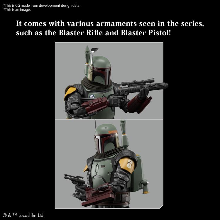 The Mandalorian Boba Fett 1/12 Scale Model Kit-5