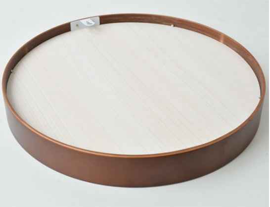 Bathroom Solid Wood Simple Bathroom Mirror Bedroom Hanging Mirror-3
