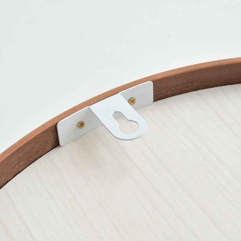 Bathroom Solid Wood Simple Bathroom Mirror Bedroom Hanging Mirror-4