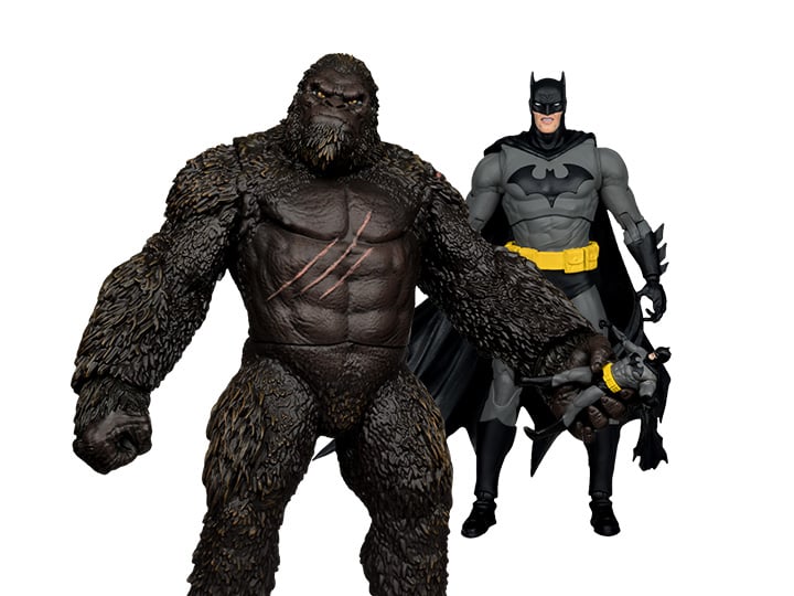 Justice League vs. Godzilla vs. Kong DC Multiverse Batman vs. Kong Action Figure Two-Pack-6