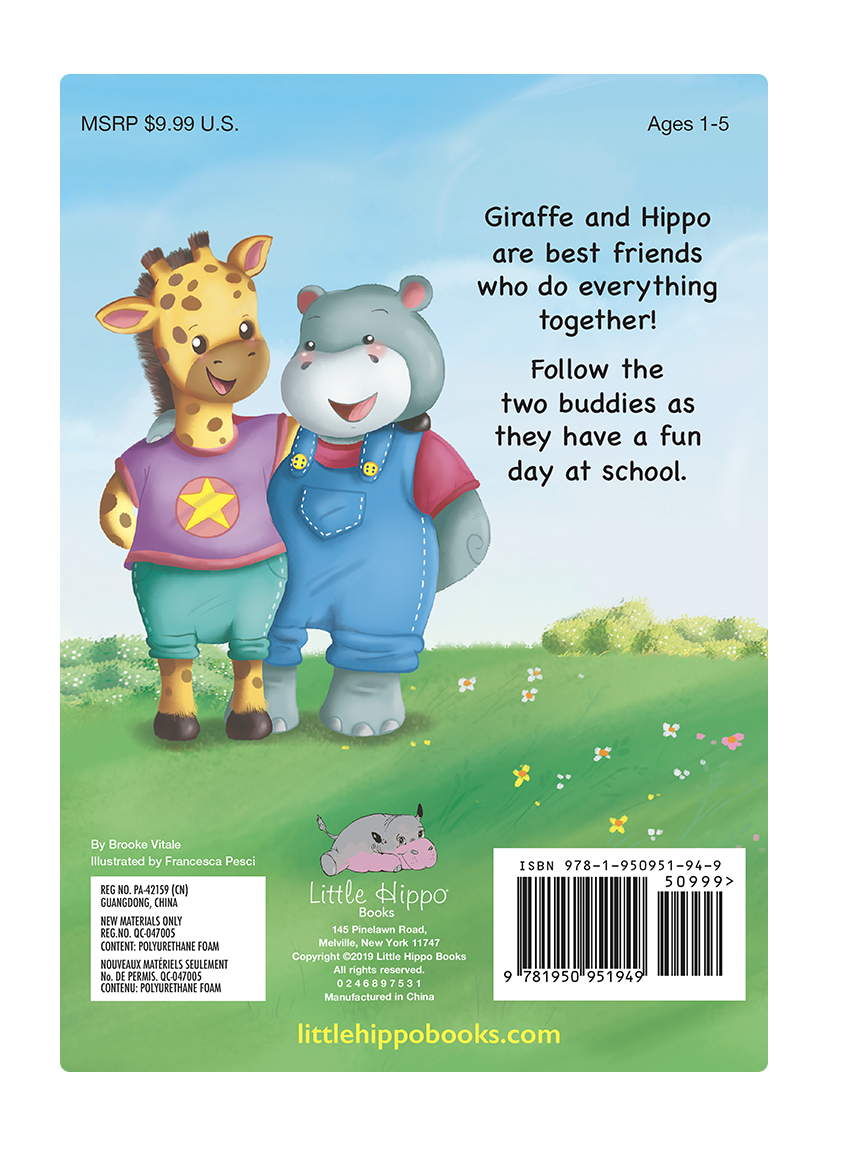 Little Hippo Books - My Best Friend - Children's Padded Board Book - Ages 0–5-3