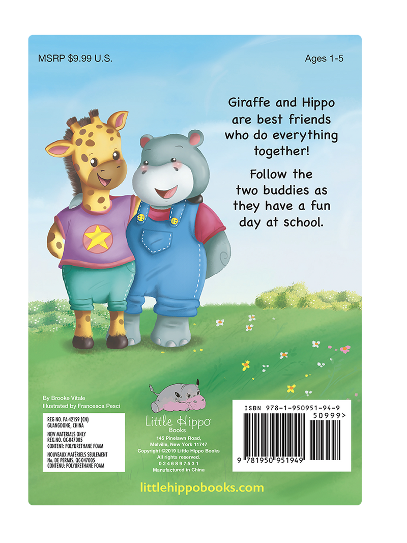 Little Hippo Books - My Best Friend - Children's Padded Board Book - Ages 0–5-3