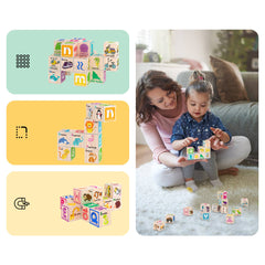 PicassoTiles 36pc 1" Magnetic Cubes Set - Ages 3+-7