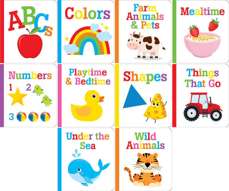 Peter Pauper Press - My Little Library (Set of 10 Board Books) - Ages 0–3-5