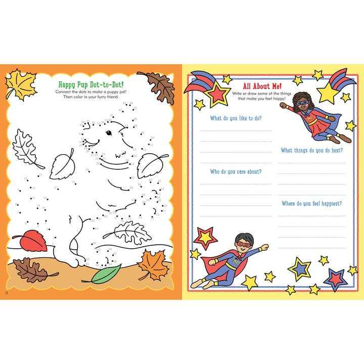 Peter Pauper Press - My Feelings and Emotions Activity Book - Ages 3+-5