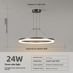 Creative Commercial Round Restaurant Chandelier-6
