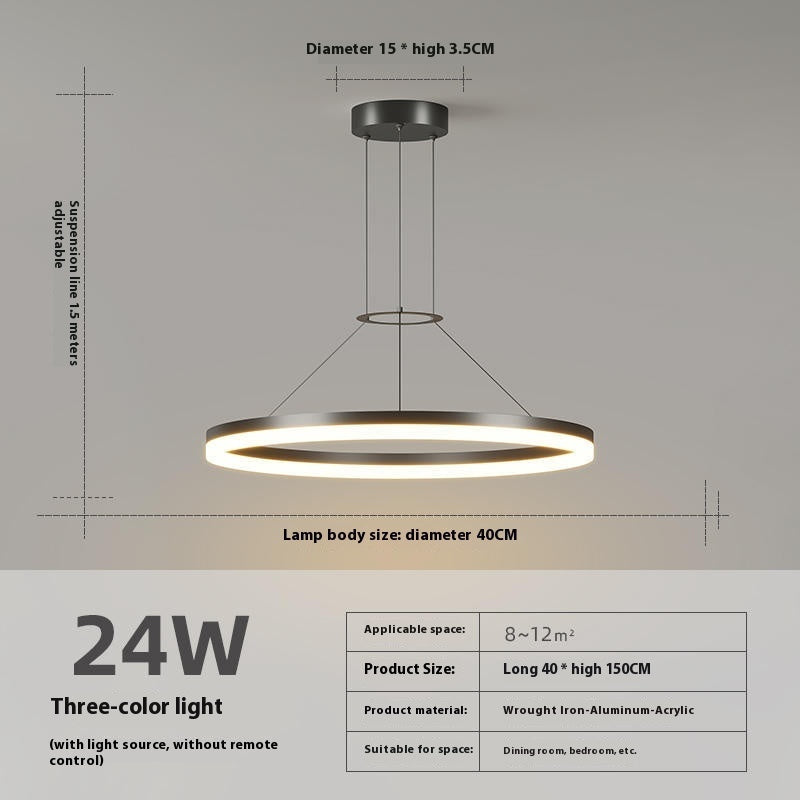 Creative Commercial Round Restaurant Chandelier-6