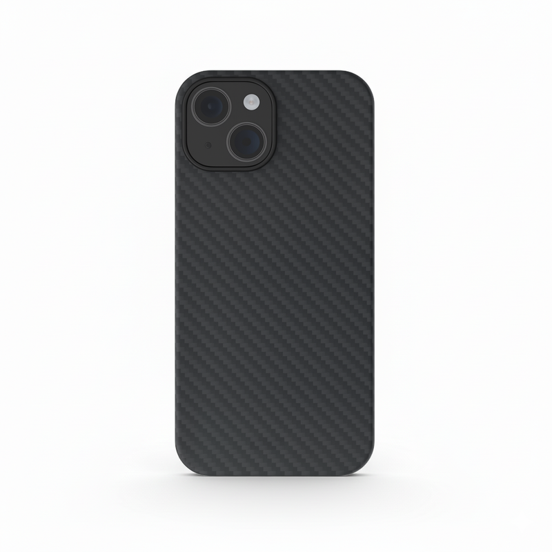 Coque en véritable fibre d'aramide pour iPhone 15-1