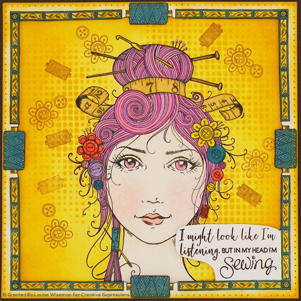Sew Lovely A5 Clear Stamp-2