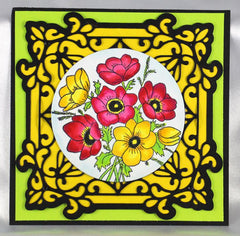 Frog's Whiskers Stamps - Anemones-2