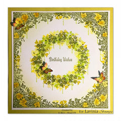 Wild Leaf Corner Stamp-2