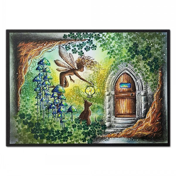 Dragon Tree Root Corner Stamp-3