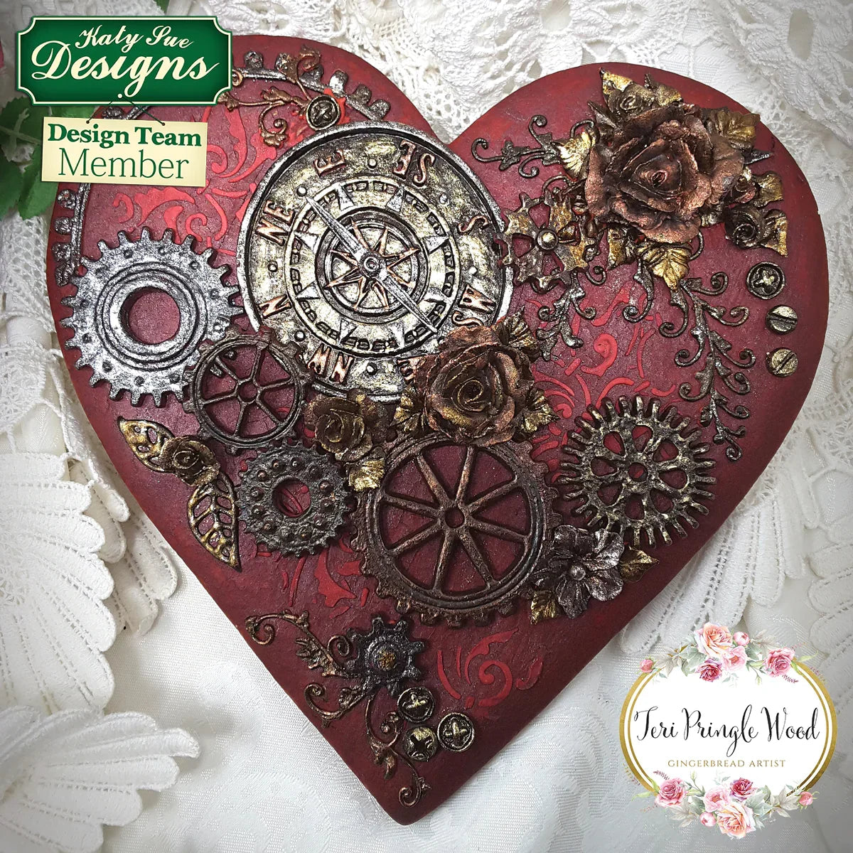 Antique Compass Silicone Mould-10