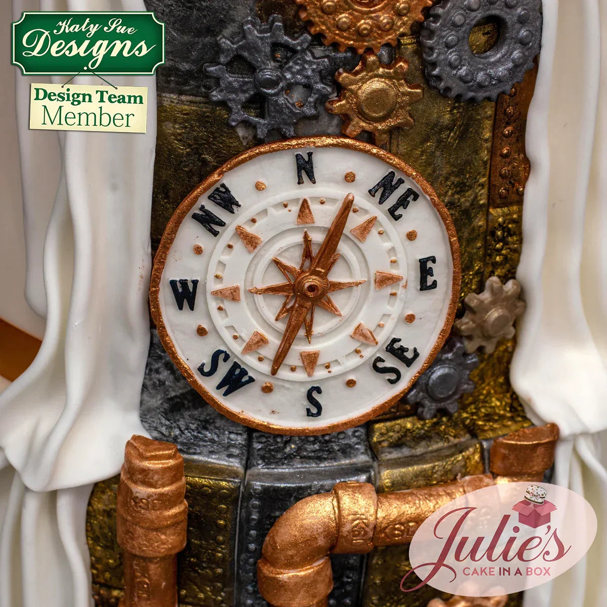 Distressed Cogs Silicone Mould-6