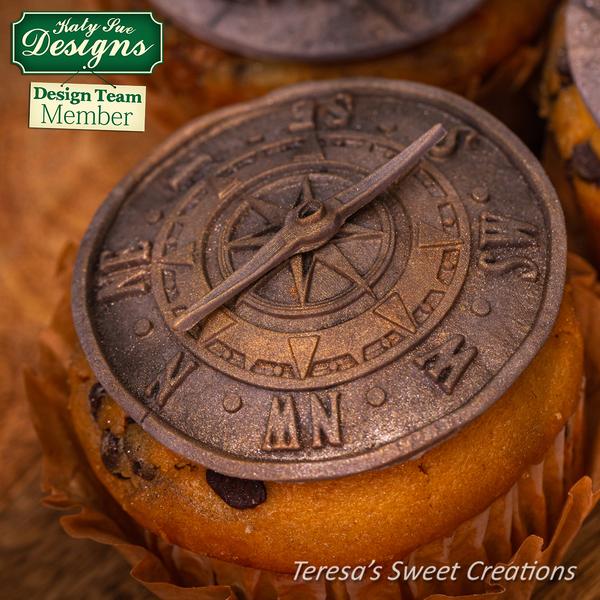 Antique Compass Silicone Mould-9