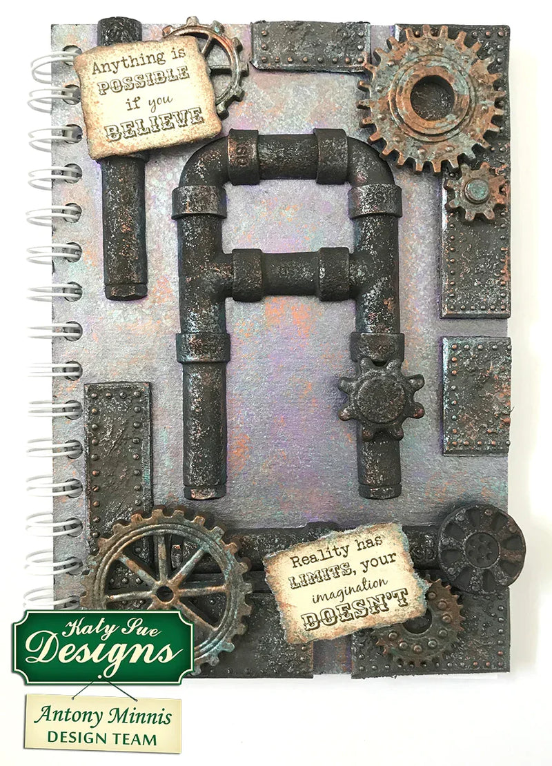 Rusty Pipes Silicone Mould-11