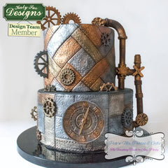 Distressed Cogs Silicone Mould-10