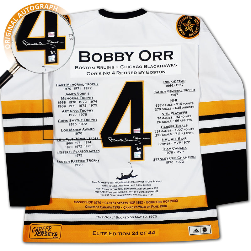 Bobby Orr Boston Bruins Career Jersey /44-2