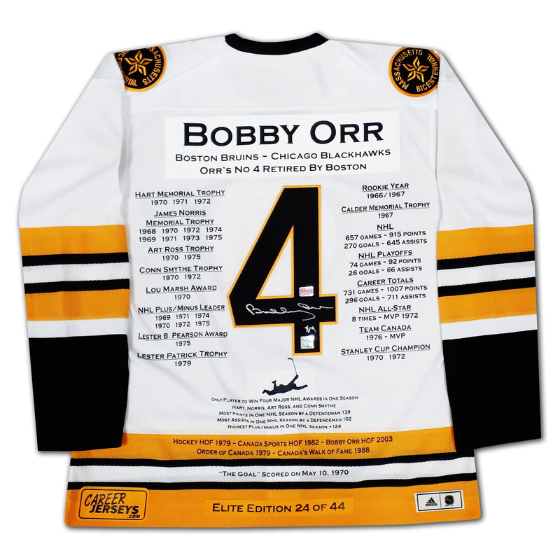 Bobby Orr Boston Bruins Career Jersey /44-1