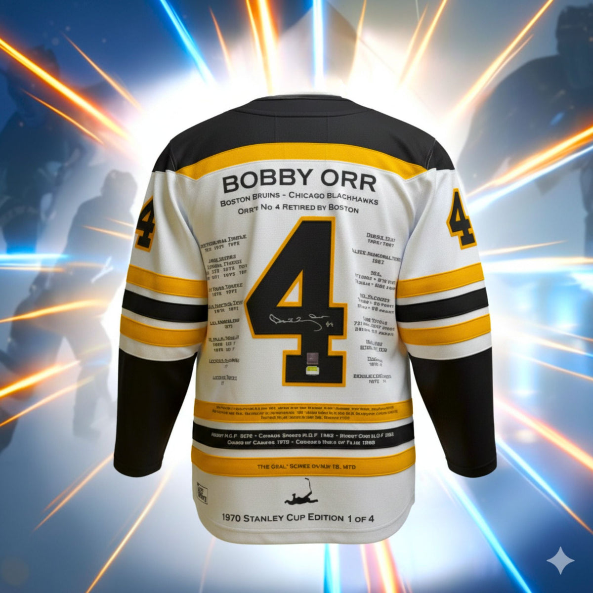 Bobby Orr Career Jersey Signed Championship Cup Edition #1 of 4-2