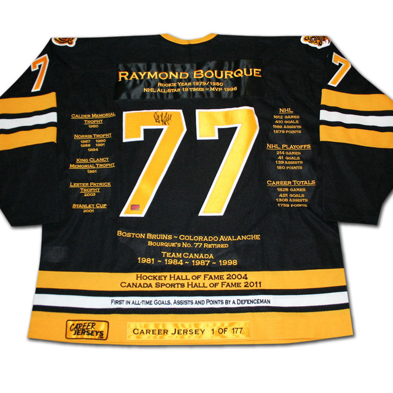 Raymond Bourque Boston Bruins Career Jersey #1 of 177-1