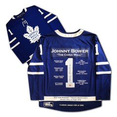 Johnny Bower Toronto Maple Leafs Career Jersey /299-1