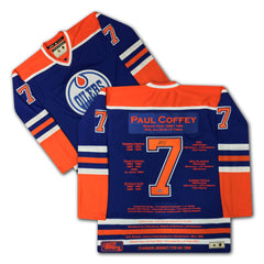 Paul Coffey Autographed Career Jersey /199-1