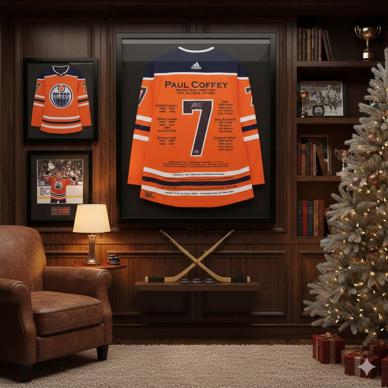Paul Coffey Autographed Orange Elite Edition Career Jersey-2