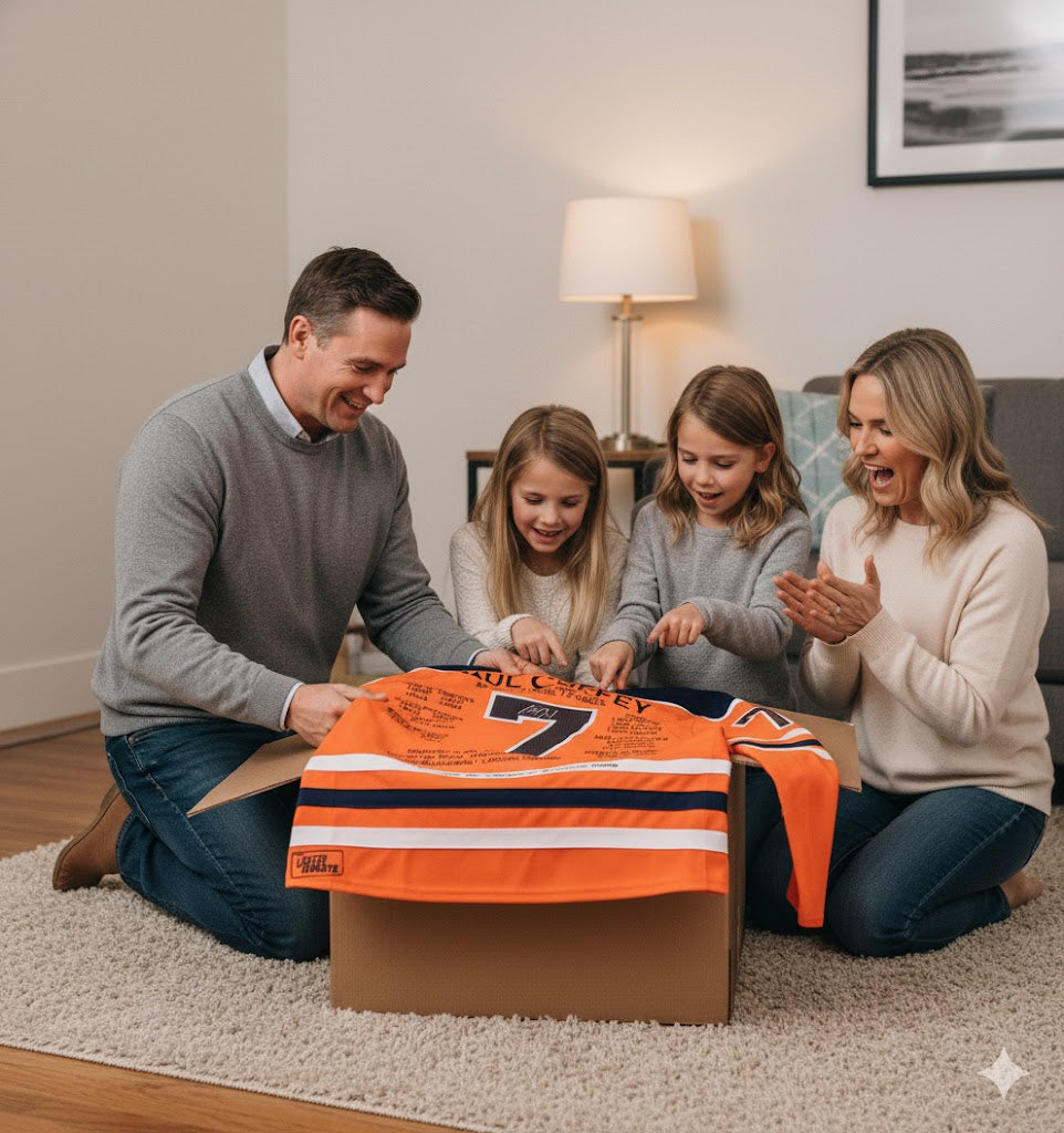 Paul Coffey Autographed Orange Elite Edition Career Jersey-3