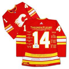 Theoren Fleury Career Jersey Limited Edition of 14-1