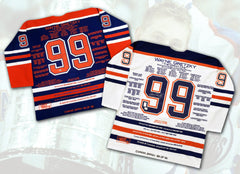 Wayne Gretzky Stanley Cup Career Jerseys Pair #88 of 99-1
