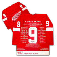 Gordie Howe Detroit Red Wings Career Jersey /199-1