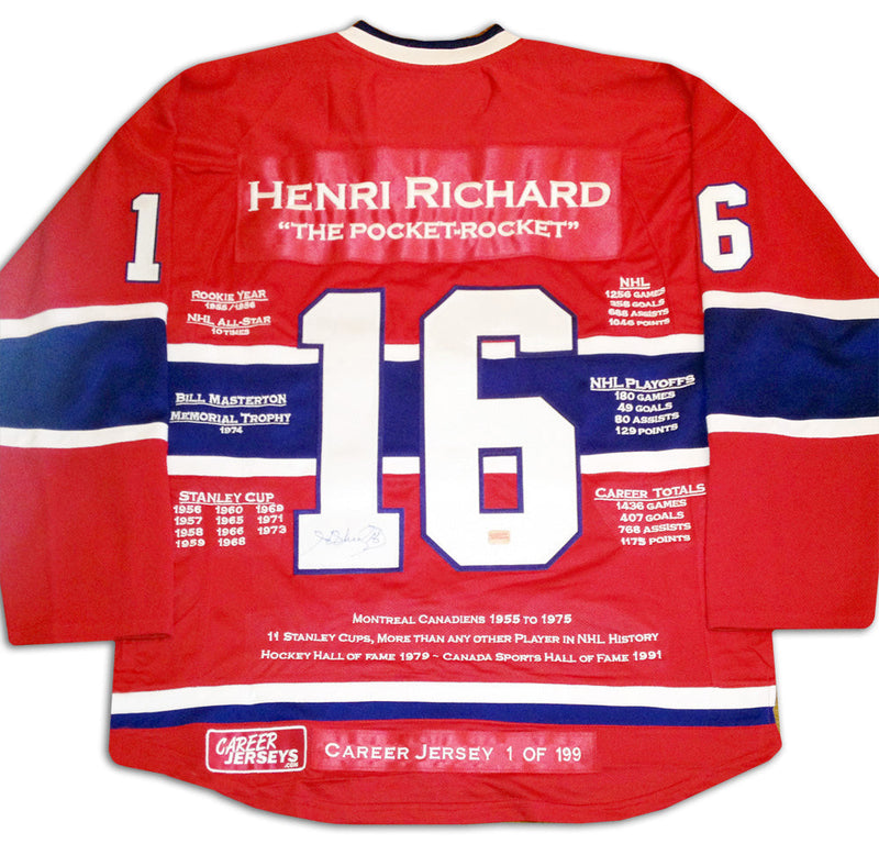 Henri Richard Career Jersey #1 of 199-1