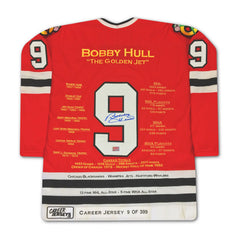 Bobby Hull Chicago Blackhawks Career Jersey #9 of 399-1