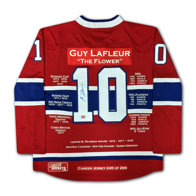 Guy Lafleur Montreal Canadiens Career Jersey /299-2