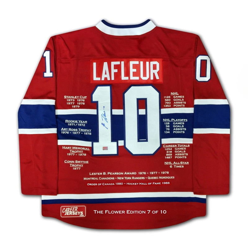 Guy Lafleur Montreal Canadiens Career Jersey - Red Edition /10-1