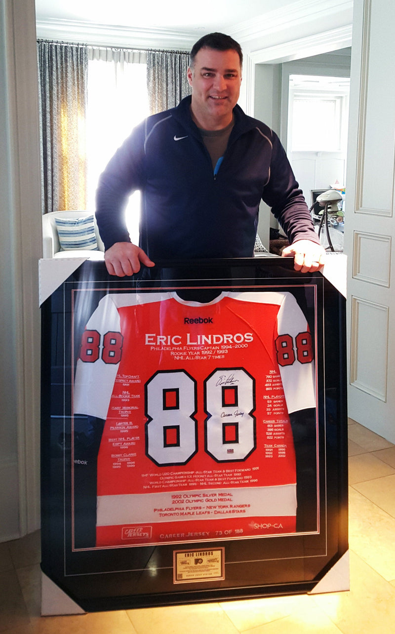 Eric Lindros Philadelphia Flyers Career Jersey /188-4