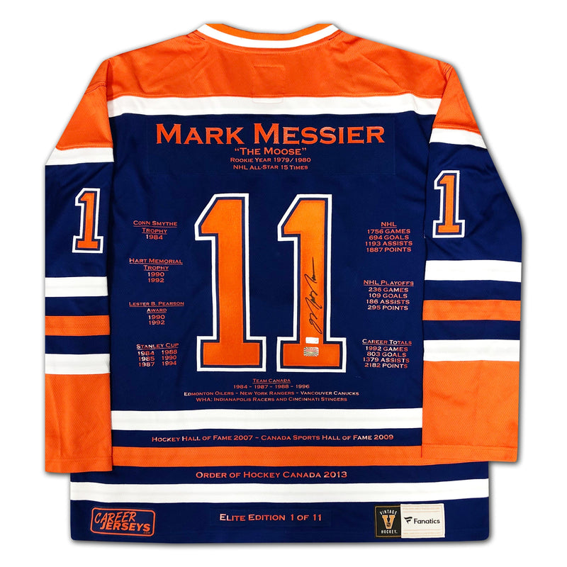 Mark Messier Career Jersey Elite Edition #1 of 11-2