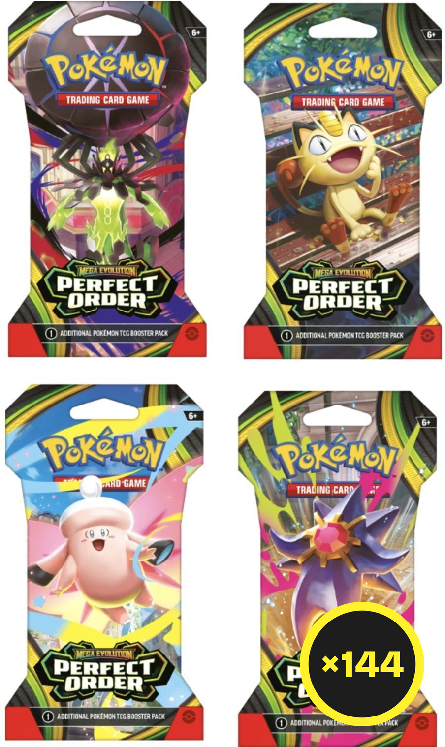 Pokémon TCG - Mega Evolution - Perfect Order - Sleeved Booster Pack-2