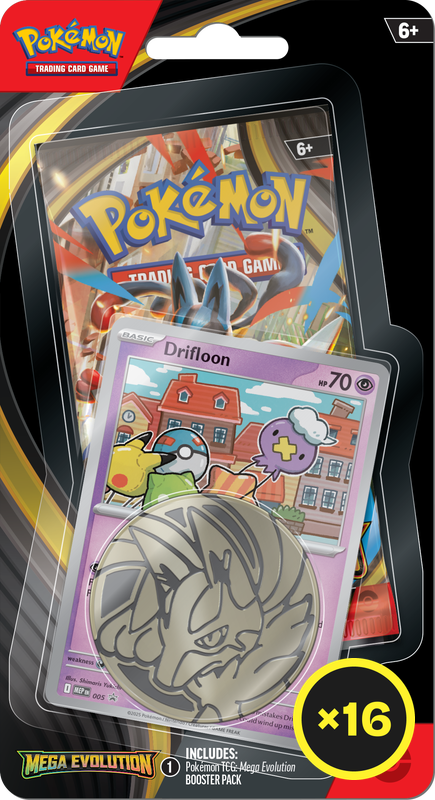 Pokémon TCG - Mega Evolution - Mega Evolution Base - Checklane Blister-3
