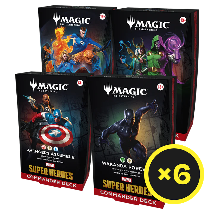 Magic The Gathering TCG - Marvel Super Heroes - Commander Deck (Full set)-2