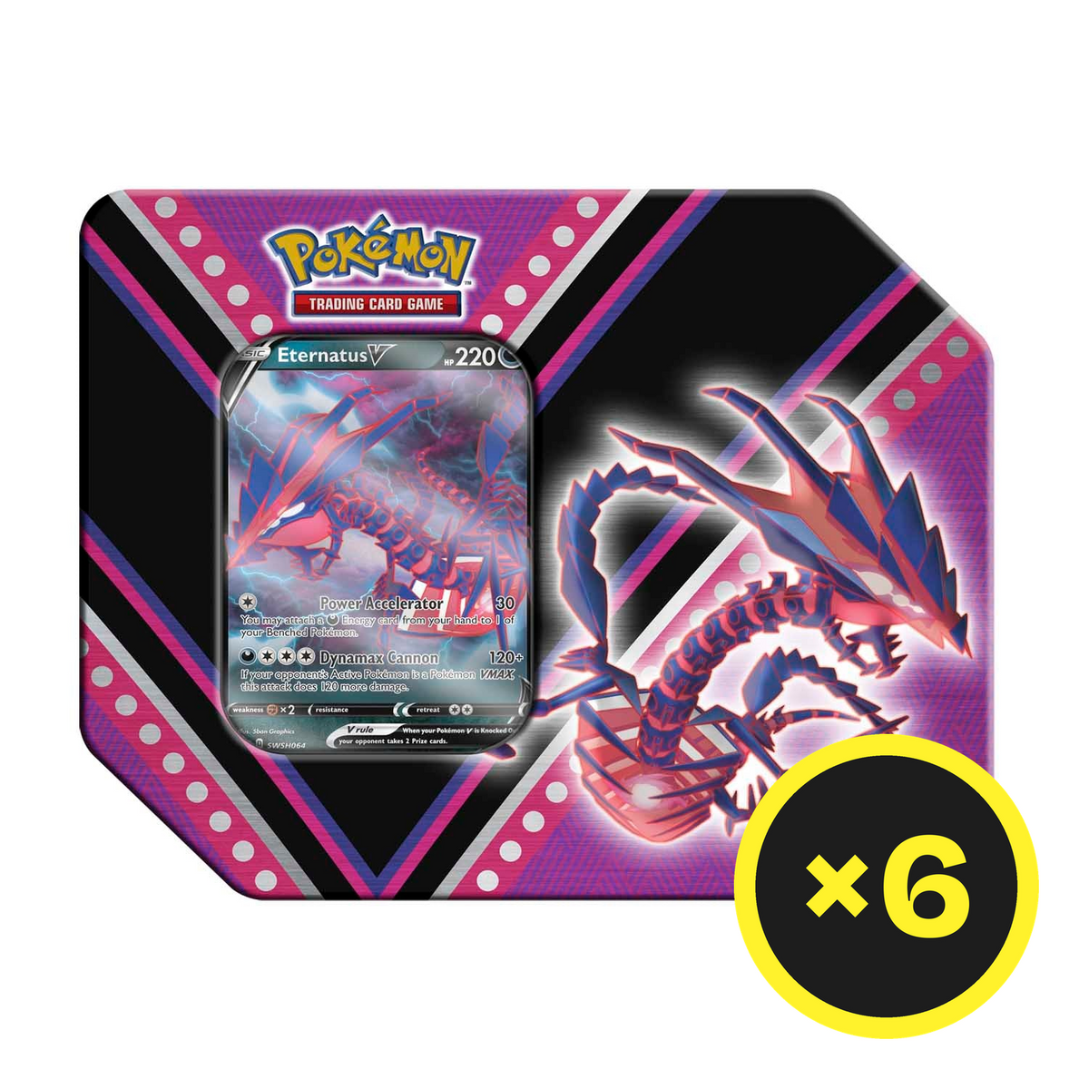 Pokémon TCG - Sword & Shield - V Powers Tin - (Eternatus V)-4