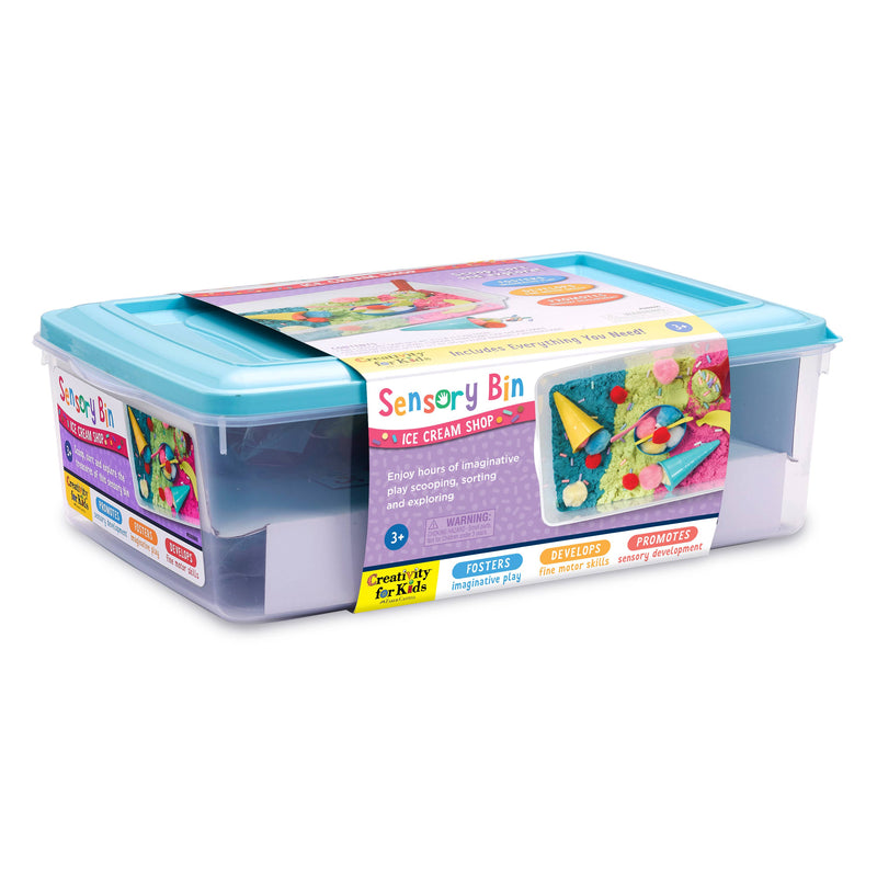 Faber-Castell / Creativity for Kids - Sensory Bin Ice Cream Shop Activity Bin - Ages 3+-8