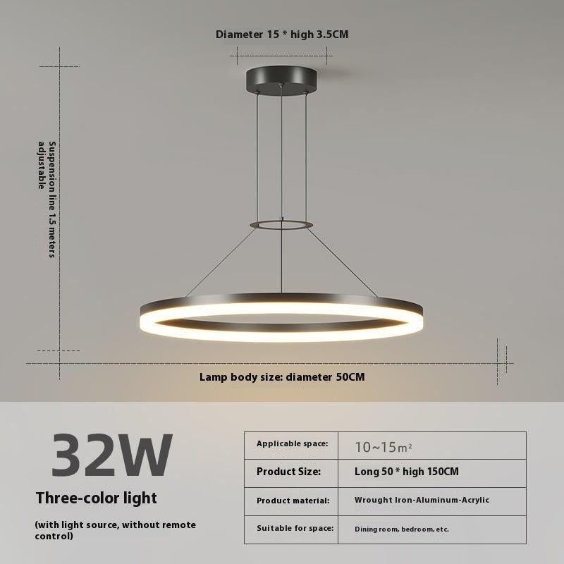 Creative Commercial Round Restaurant Chandelier-5