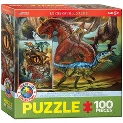 Eurographics Carnivorous Dinosaurs 100-Piece Puzzle - Ages 5+-1
