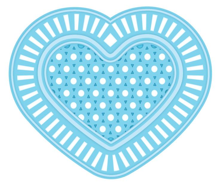 Fillables Collection Laced Heart Die-1